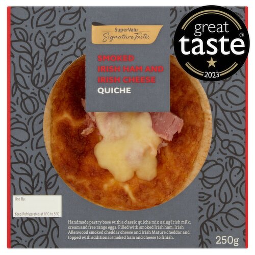 SuperValu Signature Tastes Smoked Irish Ham & Cheese Quiche (250 g)