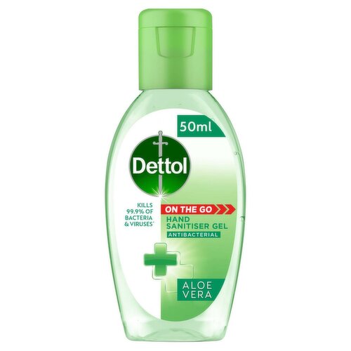 Dettol Hand Sanitiser Gel Aloe Vera (50 ml)