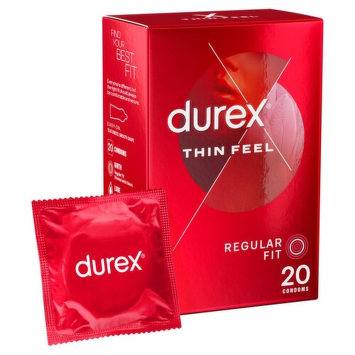 Durex Thin Feel Condoms 20 Pack (20 Piece)