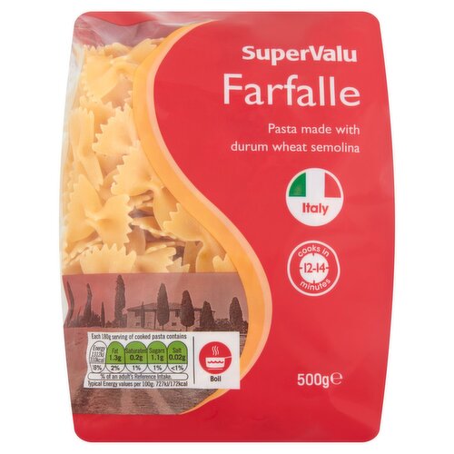 SuperValu Semolina Farfalle (500 g)