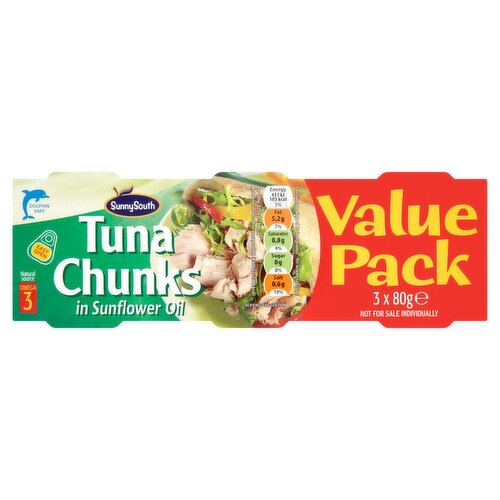 Sunny South Tuna Chunks In Sunflower Oil (80 g)