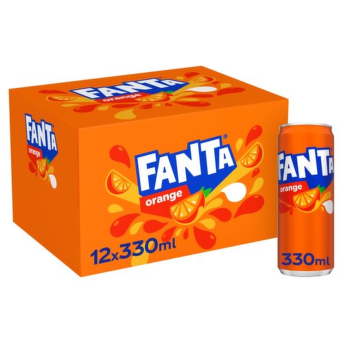 Fanta Orange Can 12 Pack (330 ml)