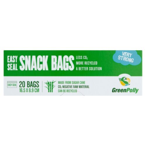 Greenpolly Zipper Snack Bags (20 Piece)