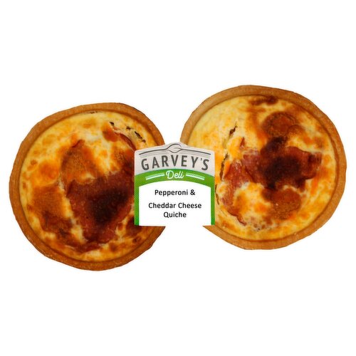 Garvey's Deli Pepperoni & Cheddar Cheese Quiche (1 Piece)