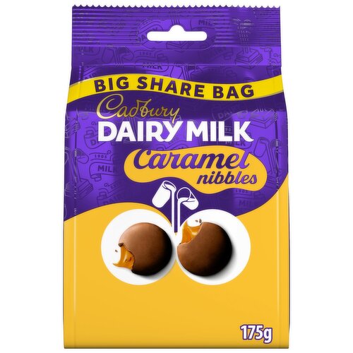 Cadbury Dairy Milk Caramel Nibbles Big Share Bag (175 g)