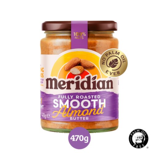 Meridian Organic Smooth Almond Butter 470g