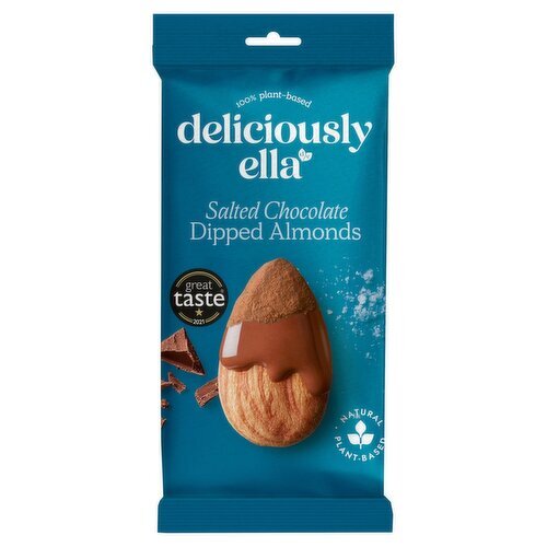 Deliciously Ella Salted Chocolate Dipped Almonds (90 g)