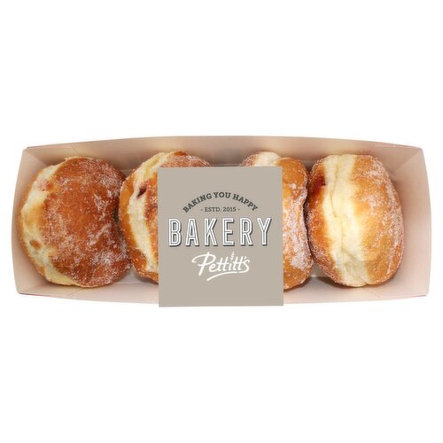 Pettitt's Bakery Jam Donuts 4pk (1 Piece)