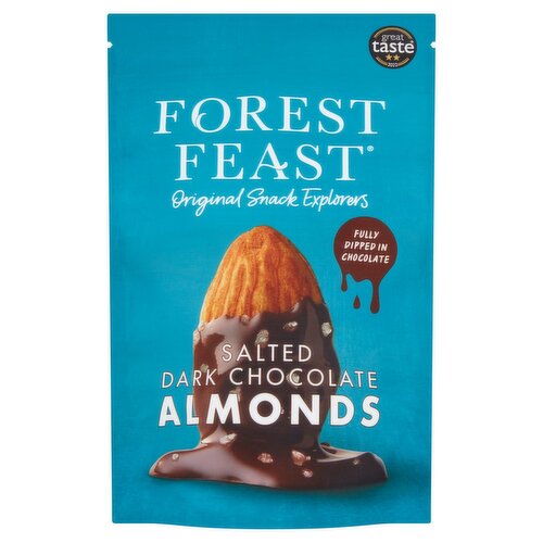 Forest Feast Salted Dark Chocolate Almonds Bag (120 g)