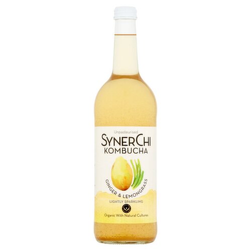 Synerchi Organic Kombucha Ginger & Lemongrass (750 ml)