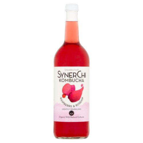 Synerchi Organic Kombucha Raspberry & Rosehip (750 ml)