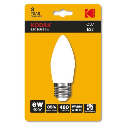 Kodak LED 40W E27 Candle Light Bulb (1 Piece)