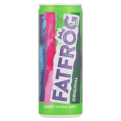 Fat Frog Original Citrus Soda Alcohol Can (250 ml)