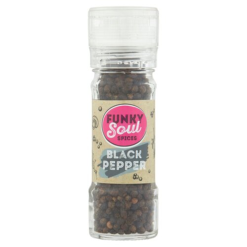 Funky Soul Whole Black Pepper Grinder (45 g)