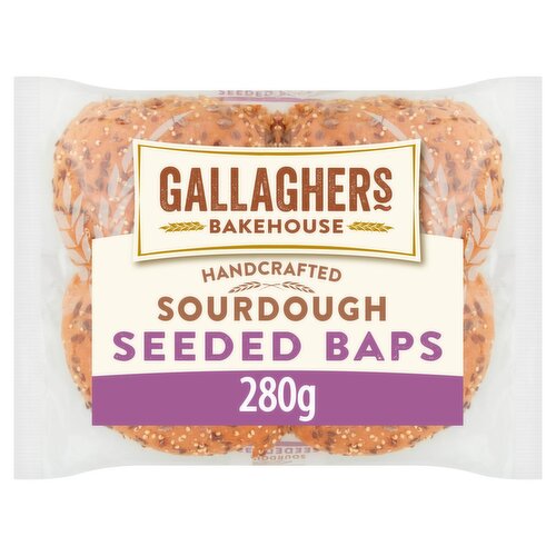 Gallaghers Bakehouse Seeded Top Scotch Bap (280 g)