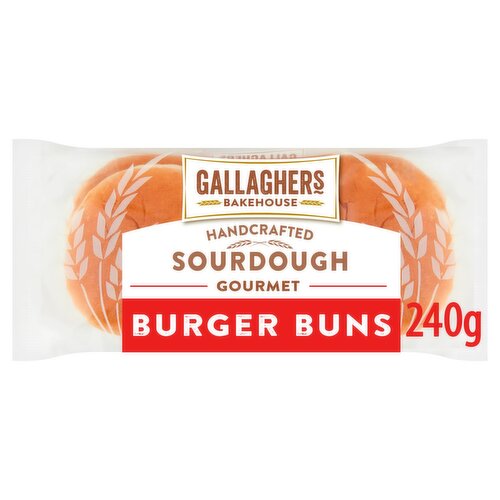 Gallagher's Bakehouse Burger Buns 4 Pack (240 g)