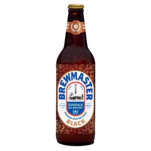 Brewmaster Black Irish Stout Bottle 4.5% (500 ml)