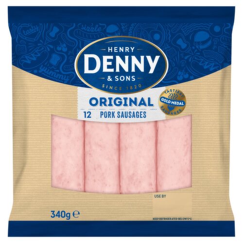 Denny 12 Pork Sausages (340 g)