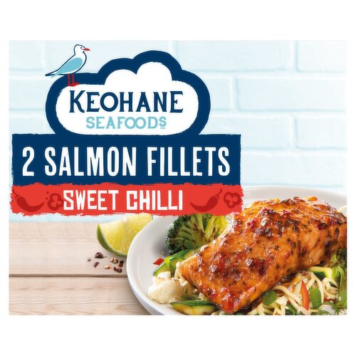 Keohane Seafoods Salmon Darnes With Sweet Chilli Marinade (240 g)