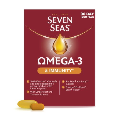 Seven Seas Omega 3 Plus Immunity Capsules (60 Piece)