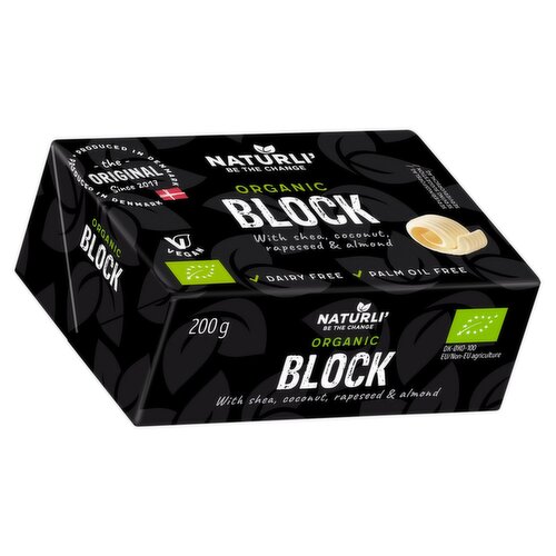 Naturli' Organic Vegan Block (200 g)