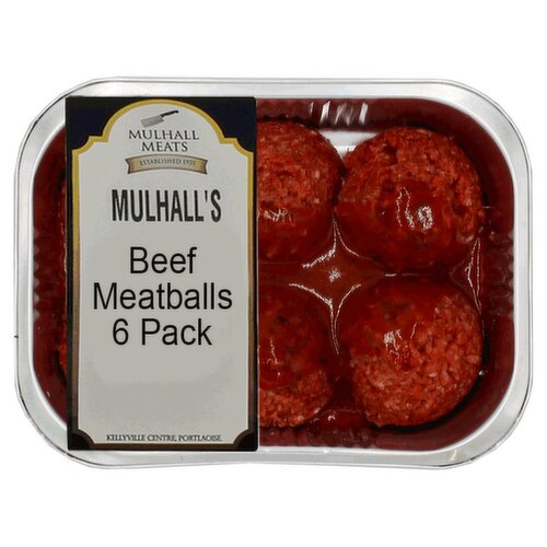 Mulhall's Beef Meatballs 6 Pack (1 Piece)