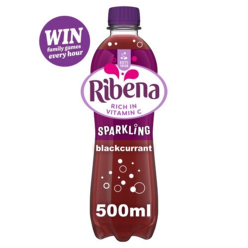 Ribena Sparkling Blackcurrant (500 ml)