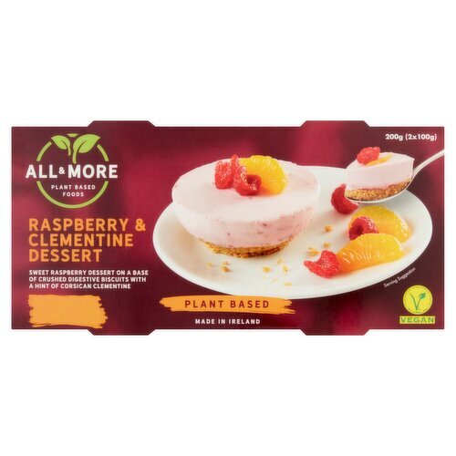 All & More Raspberry & Corsican Clementine Dessert (200 g)