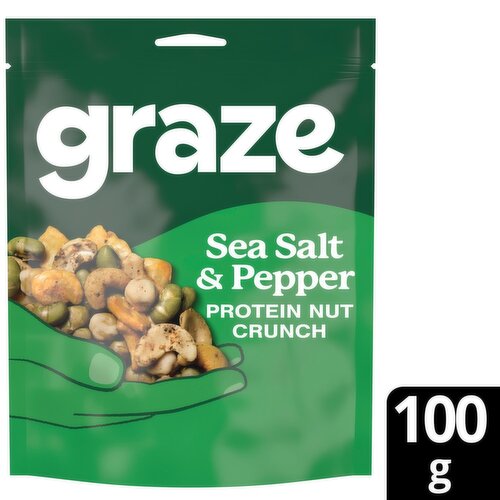 Graze Sea Salt & Pepper Nuts & Veggie Protein Power (100 g)