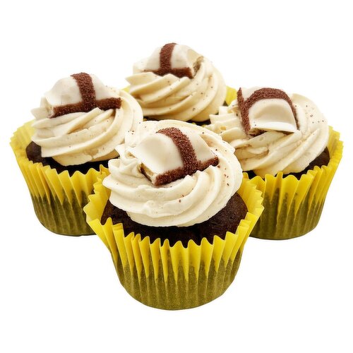 White Chocolate & Hazelnut Cupcake 4 Pack (1 Piece)