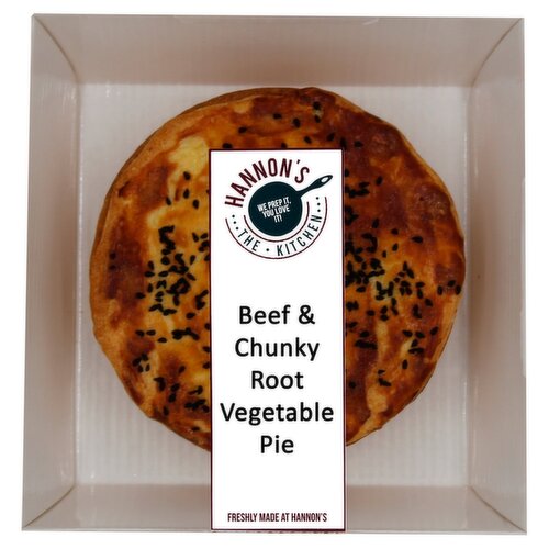 Hannon's Kitchen Beef & Chunky Root Vegetable Pie (1 Piece)