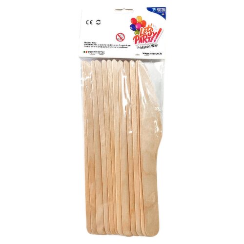 Pure Compostable 7" White Knife (12 Piece)