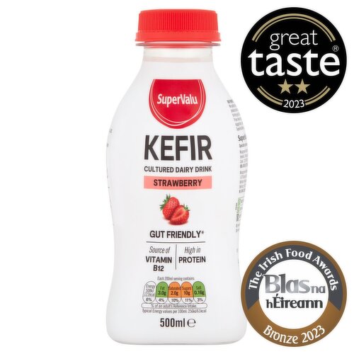 SuperValu Strawberry Kefir (500 ml)