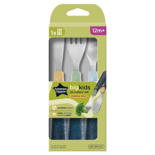 Tommee Tippee Big Kids 1st Cutlery Set (3 Piece)