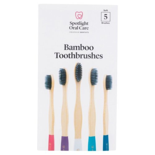 Spotlight Bamboo Toothbrush 5 Pack (82 g)