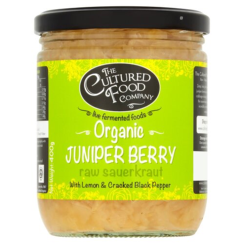 The Cultured Food Company Org Juniper Berry Raw Sauerkraut (400 g)