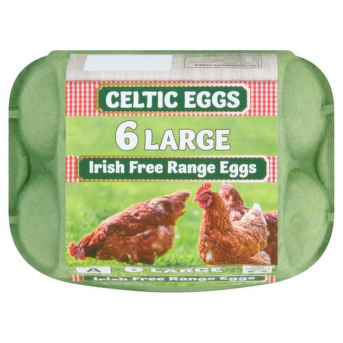 Celtic Eggs Free Range Large Eggs 6 Pack (6 Piece)