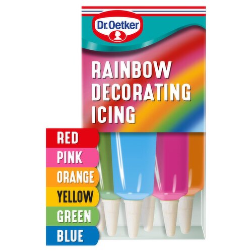 Dr. Oetker Rainbow Decorating Icing (114 g)