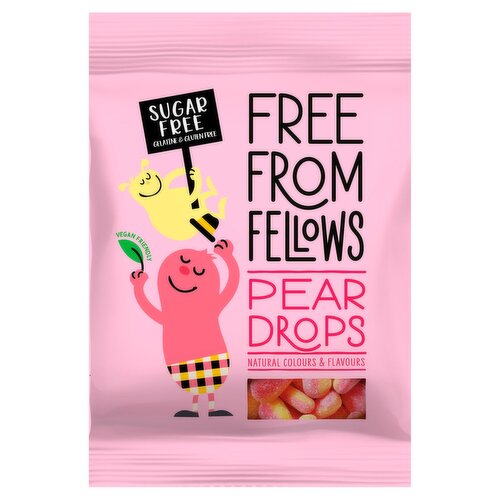 Free From Fellows Pear Drops Hard Boiled Sweets (70 g)