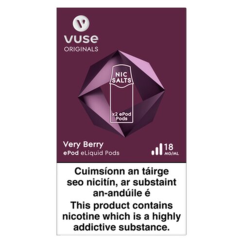 Vuse ePod vPro Cartridges Verry Berry 18mg (1 Piece)