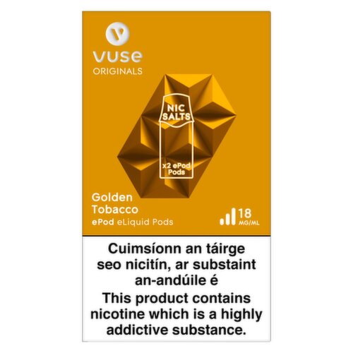 Vuse ePod vPro Cartridges Golden Tobacco 18mg (1 Piece)