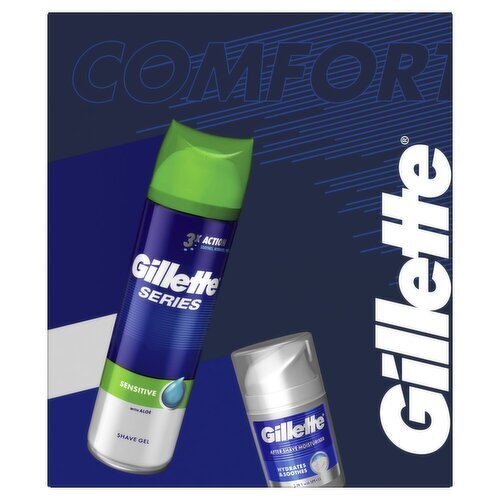 Gillette Series Sensitive Gel 200ml & Moisturiser 50ml Comfort (1 Piece)