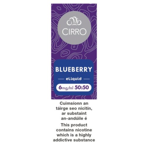 Cirro eLiquid Blueberry 6mg (1 Piece)