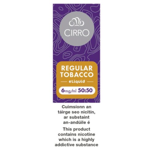 Cirro eLiquid Regular Tobacco 6mg (1 Piece)