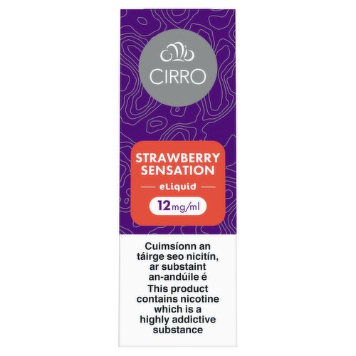 Cirro eLiquid Strawberry Sensation 12mg (1 Piece)