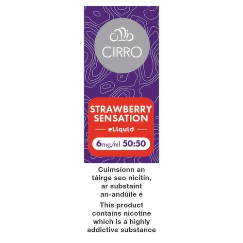 Cirro eLiquid Strawberry Sensation 6mg (1 Piece)