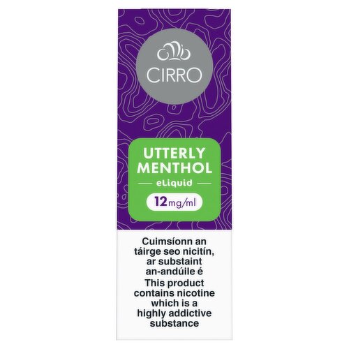 Cirro eLiquid Utterly Menthol 12mg (1 Piece)