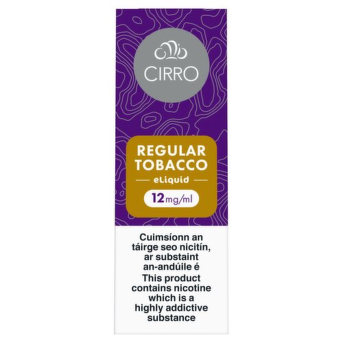 Cirro eLiquid Cirro Regular Tobacco 12mg (1 Piece)