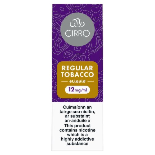 Cirro eLiquid Cirro Regular Tobacco 12mg (1 Piece)