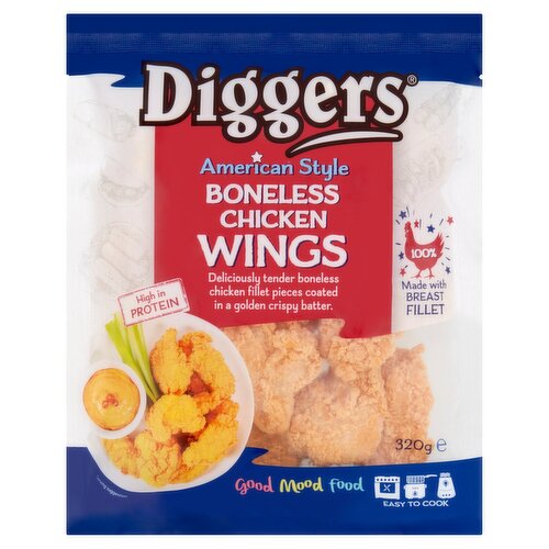 Diggers Boneless Chicken Wings (320 g)